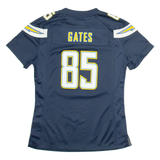 NIKE Chargers 85 Gates Mens Football Shirt Jersey Blue USA V-Neck S