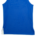 ADIDAS Reno Basketball Mens Vest Blue Sleeveless USA L