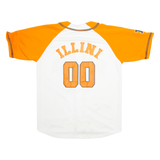 COLLEGE EQUIPMENT Illinois Mens Jersey White USA V-Neck XL