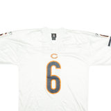 REEBOK Chicago Bears Mens Football Shirt Jersey White USA V-Neck L