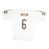 REEBOK Chicago Bears Mens Football Shirt Jersey White USA V-Neck L