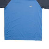 ADIDAS Mens Football Shirt Jersey Blue USA V-Neck M