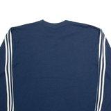 ADIDAS Mens T-Shirt Blue Long Sleeve XL