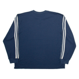 ADIDAS Mens T-Shirt Blue Long Sleeve XL