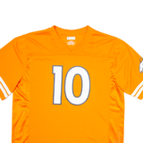 NFL Denver Bronos Mens Football Shirt Jersey Orange USA V-Neck XL