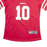 NIKE San Francisco 49ers Mens Football Shirt Jersey Maroon USA V-Neck M