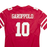 NIKE San Francisco 49ers Mens Football Shirt Jersey Maroon USA V-Neck M