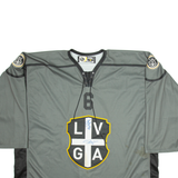 CHL LVGA Signed Mens Jersey Grey USA V-Neck 2XL