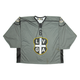 CHL LVGA Signed Mens Jersey Grey USA V-Neck 2XL