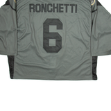 CHL LVGA Signed Mens Jersey Grey USA V-Neck 2XL