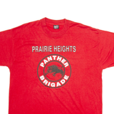 BEST Prairie Heights Panther Brigade Mens T-Shirt Red XL