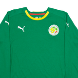 PUMA Fediration Senegalaise Mens Football Shirt T-Shirt Green Long Sleeve M