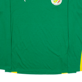 PUMA Fediration Senegalaise Mens Football Shirt T-Shirt Green Long Sleeve M