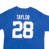 NFL Colts 28 Mens T-Shirt Blue USA L