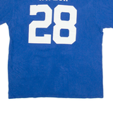 NFL Colts 28 Mens T-Shirt Blue USA L