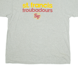 ADIDAS ST Francis Troubadours Mens T-Shirt Grey USA XL