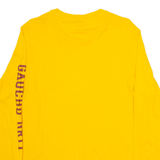 ADIDAS Green Bay Packers Mens T-Shirt Yellow Long Sleeve USA M