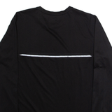 NEW BALANCE Mens T-Shirt Black Long Sleeve M