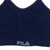 FILA Cropped Womens T-Shirt Blue Sleeveless XS