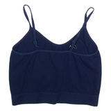 FILA Cropped Womens T-Shirt Blue Sleeveless XS