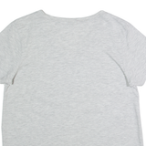 SLAZENGER Womens T-Shirt Grey V-Neck M