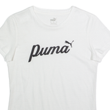 PUMA Womens T-Shirt White XS