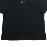 REEBOK Womens T-Shirt Black M