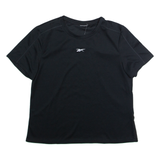 REEBOK Womens T-Shirt Black M