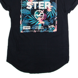 HOLLISTER Womens T-Shirt Black USA XS