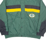NFL Green Bay Packers Mens Varsity Coat Green Nylon USA 2XL