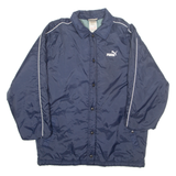 PUMA Mens Coat Blue Nylon L