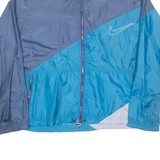 NIKE Mens Track Jacket Blue Nylon L