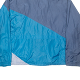 NIKE Mens Track Jacket Blue Nylon L
