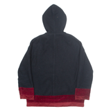 DISNEY Winnie The Pooh Womens Jacket Black Wool 90s Hooded S