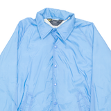 SEARS Mens Coach Jacket Blue Nylon M