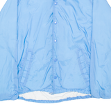 SEARS Mens Coach Jacket Blue Nylon M