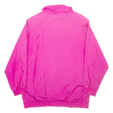 SPENCER DOUGLAS Womens Coach Jacket Pink Nylon XL