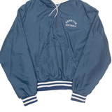 HOLLOWAY Brighton Softball Mens Pullover Jacket Blue Nylon Hooded XL