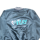 HARTWELL Mens Bomber Jacket Blue Nylon XL