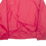 AUBURN Mens Coach Jacket Red Nylon 90s L