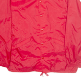 ARISTO JAC Mens Coach Jacket Red Nylon L