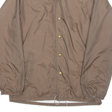 WARD Mens Coach Jacket Brown Nylon M