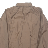 WARD Mens Coach Jacket Brown Nylon M
