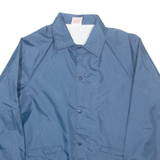 CORDINAL Mens Coach Jacket Blue Nylon M