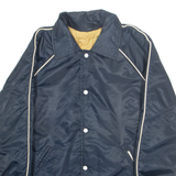 CREATIONS Mens Coach Coat Blue Nylon L