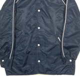 CREATIONS Mens Coach Coat Blue Nylon L