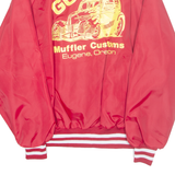 DUNBROOK Oregon Mens Varsity Jacket Red Nylon USA XL