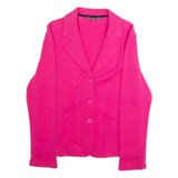 LAURA ASHLEY Womens Blazer Jacket Pink S
