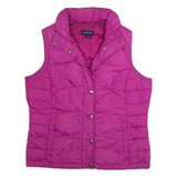 LANDS END Womens Gilet Purple Nylon S
