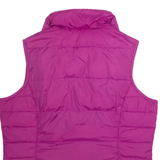 LANDS END Womens Gilet Purple Nylon S